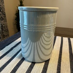 Le Creuset Blue Metallic Canister